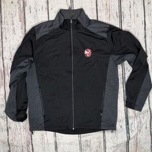 Atlanta Hawks NBA Basketball Zip Up Athletic Sports Mens Coat Jacket